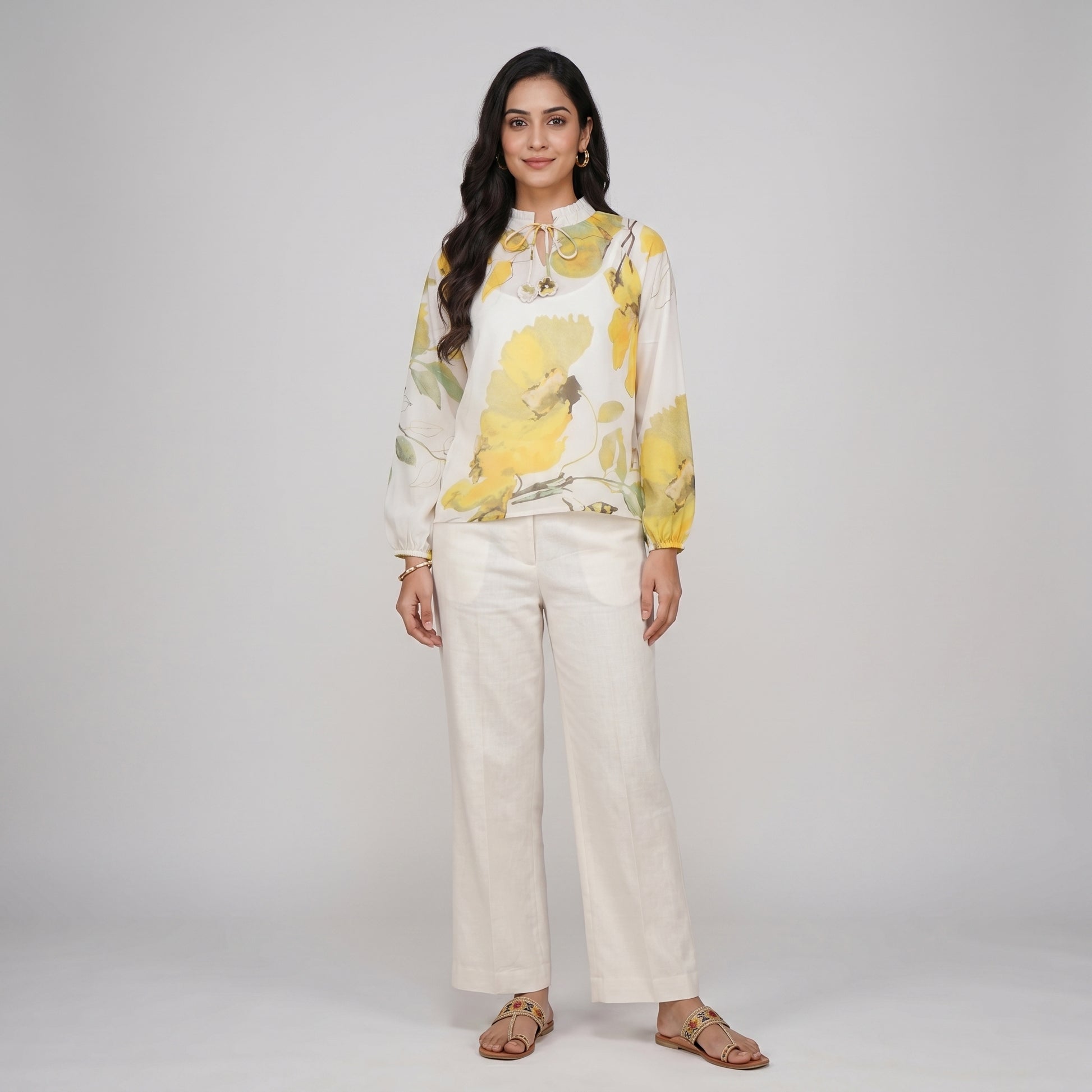 Printed Full Sleeve Top
