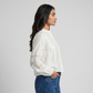 Woven Solid Full Sleeve Top