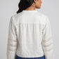 Woven Solid Full Sleeve Top