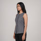 Woven Solid Slim Fit Top