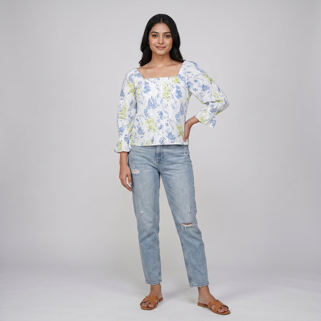 Cotton Printed Top