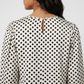 Polka Dot Round Neck Top