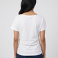 Cotton Floral Cowl Neck Top