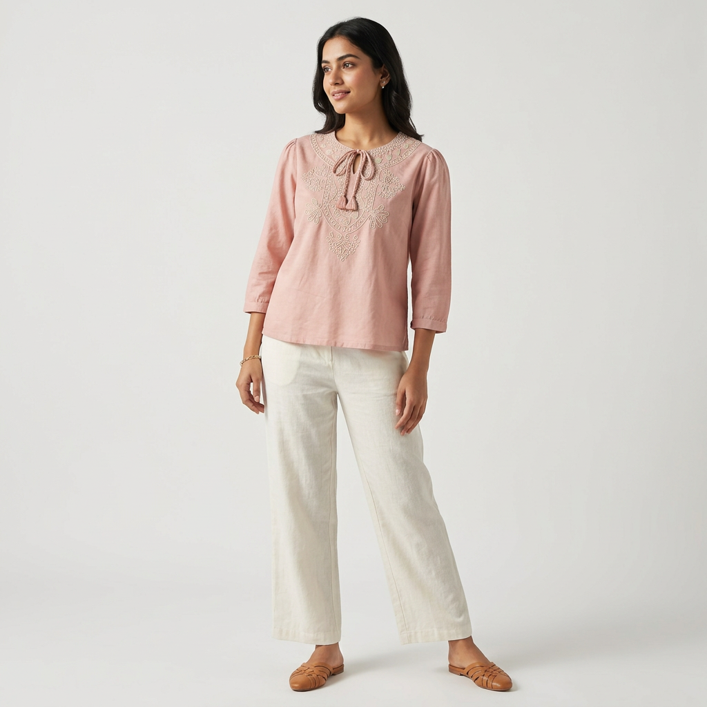 Embroidered Top