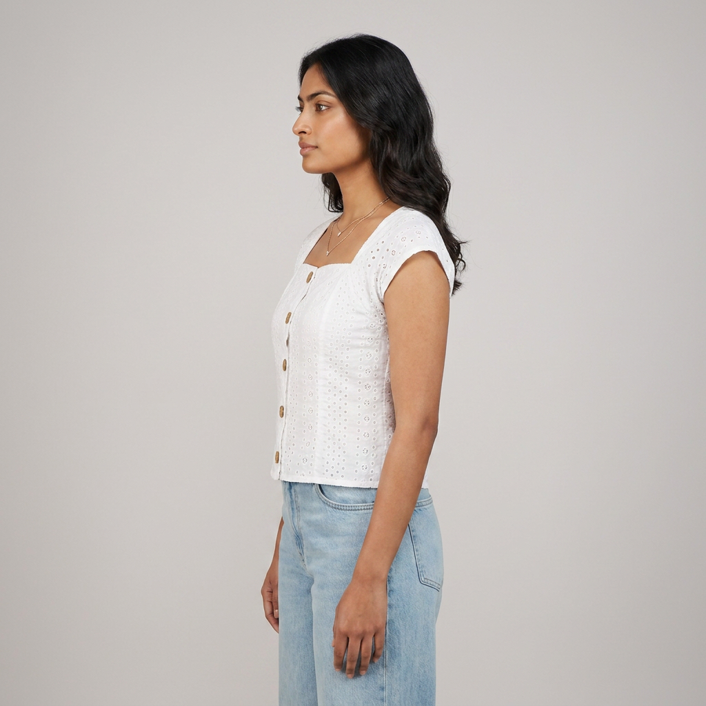 Cotton Schiffli Top