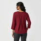Solid V-Neck Top