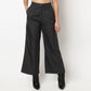 Buy Women Straight Fit Solid Regular Length Mid Rise Trousers  - Style Union