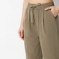 Regular Fit Solid Mid Rise Trousers