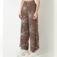 Regular Fit Embroidered Regular Length Mid Rise Trousers