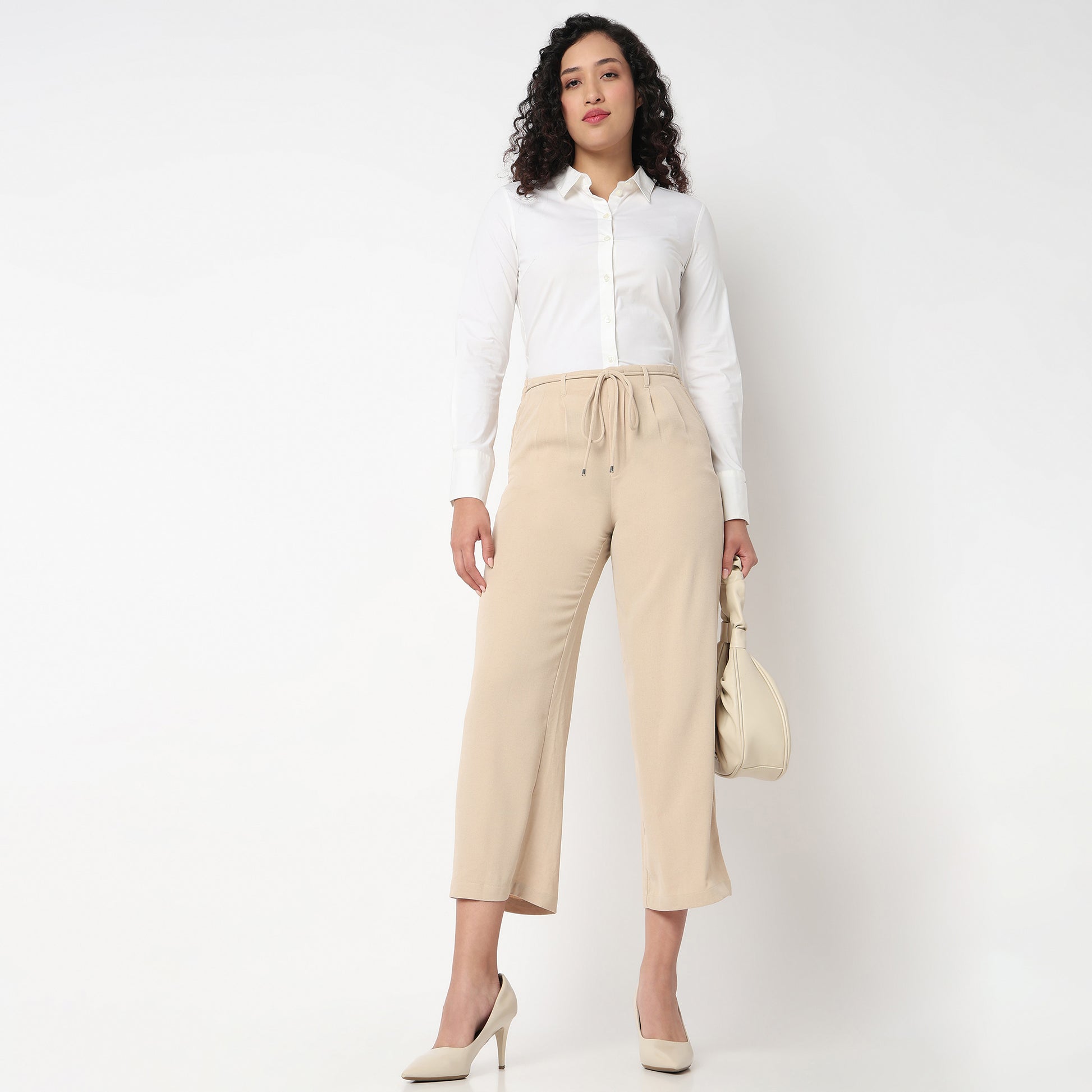 Mid Rise Ankle Length Trouser