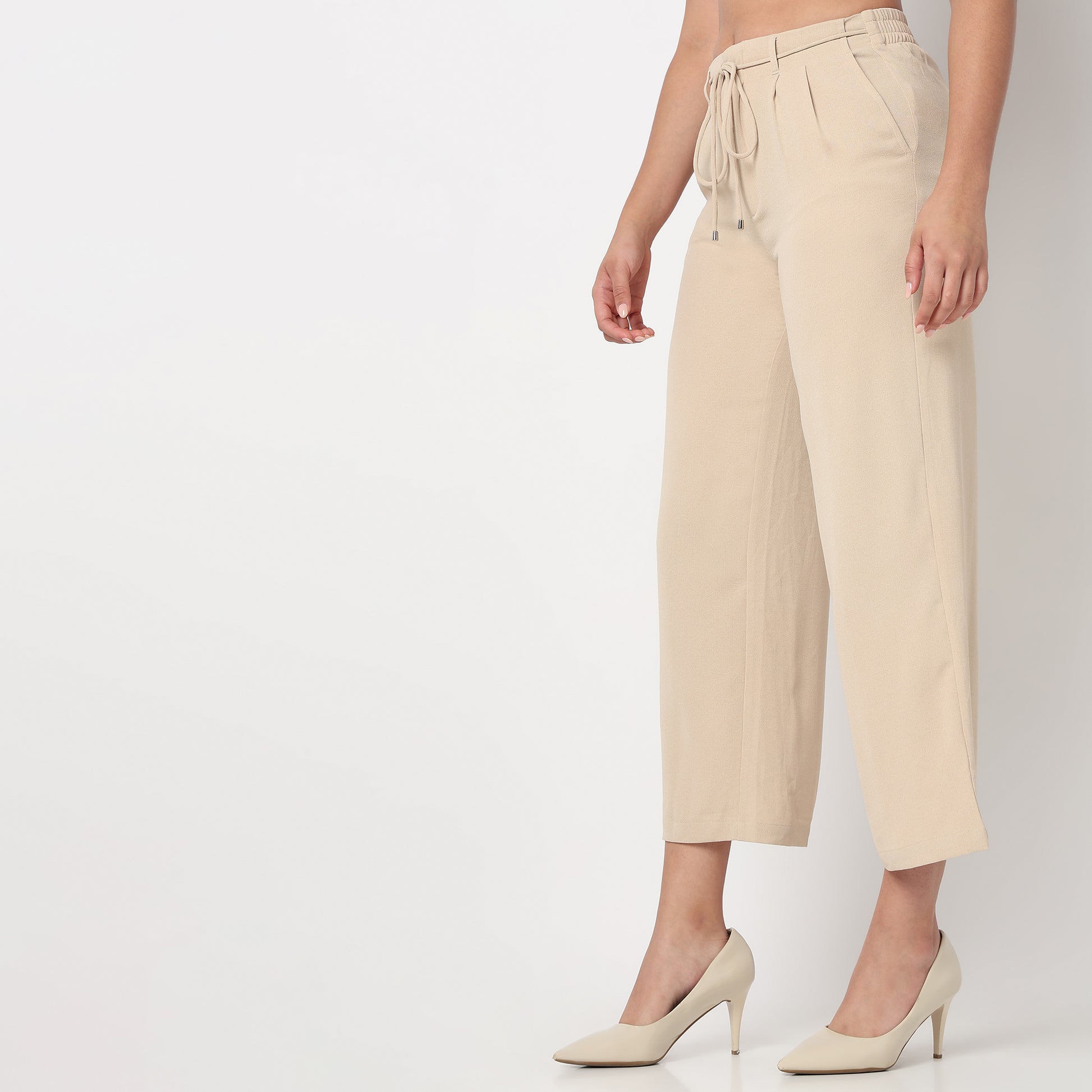 Mid Rise Ankle Length Trouser
