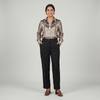 Woven High Rise Trousers