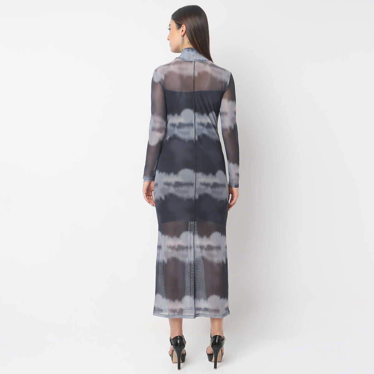 Regular Fit Printed Dress