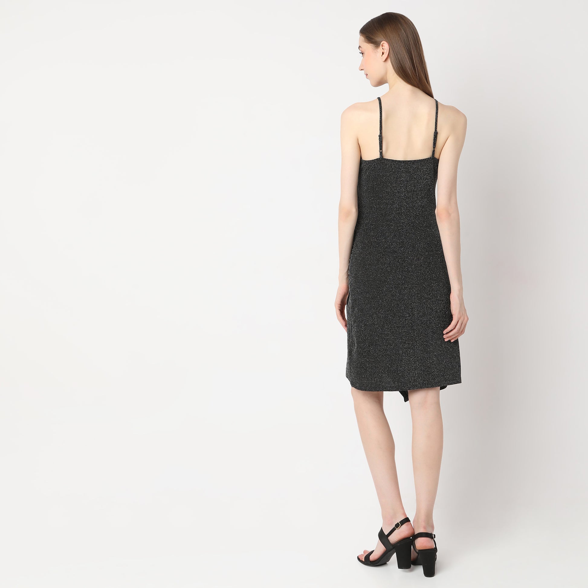 Knee Length Shoulder Straps Shimmer Sheath Party Dress Style Union Knee Length Shoulder Straps Shimmer Sheath Party Dress Style Union
