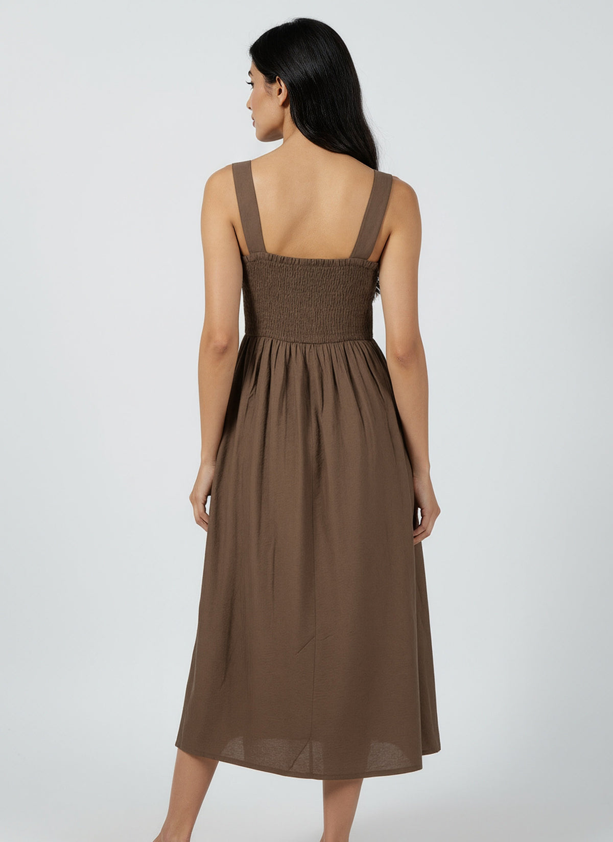 Betty Layered Maxi Dress With Ruching Detail