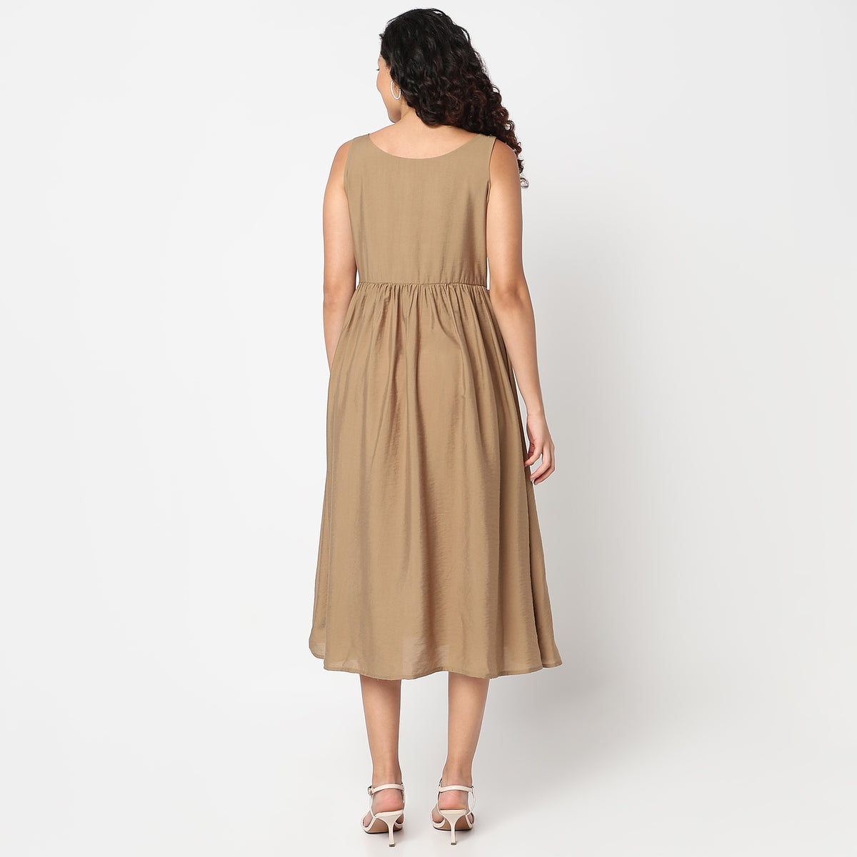 Betty Flared Floral Corsage Dress