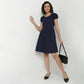 Cotton Fabric Flare Dress