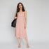 Polyester Spandex Structured Sleeveless Dress