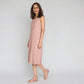 Polyester Spandex Structured Sleeveless Dress