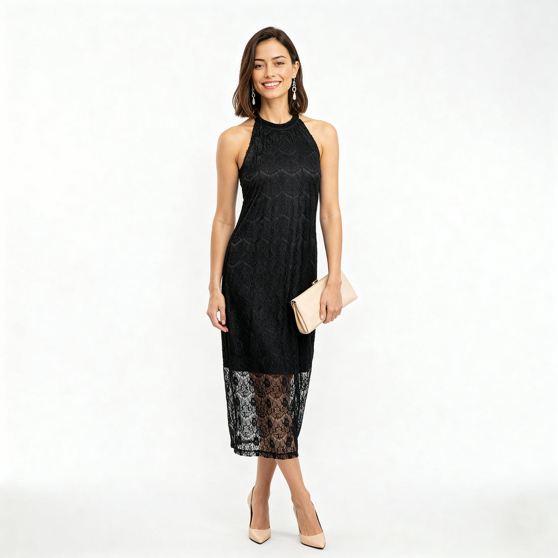 Halter Neck Betty Maxi Dress