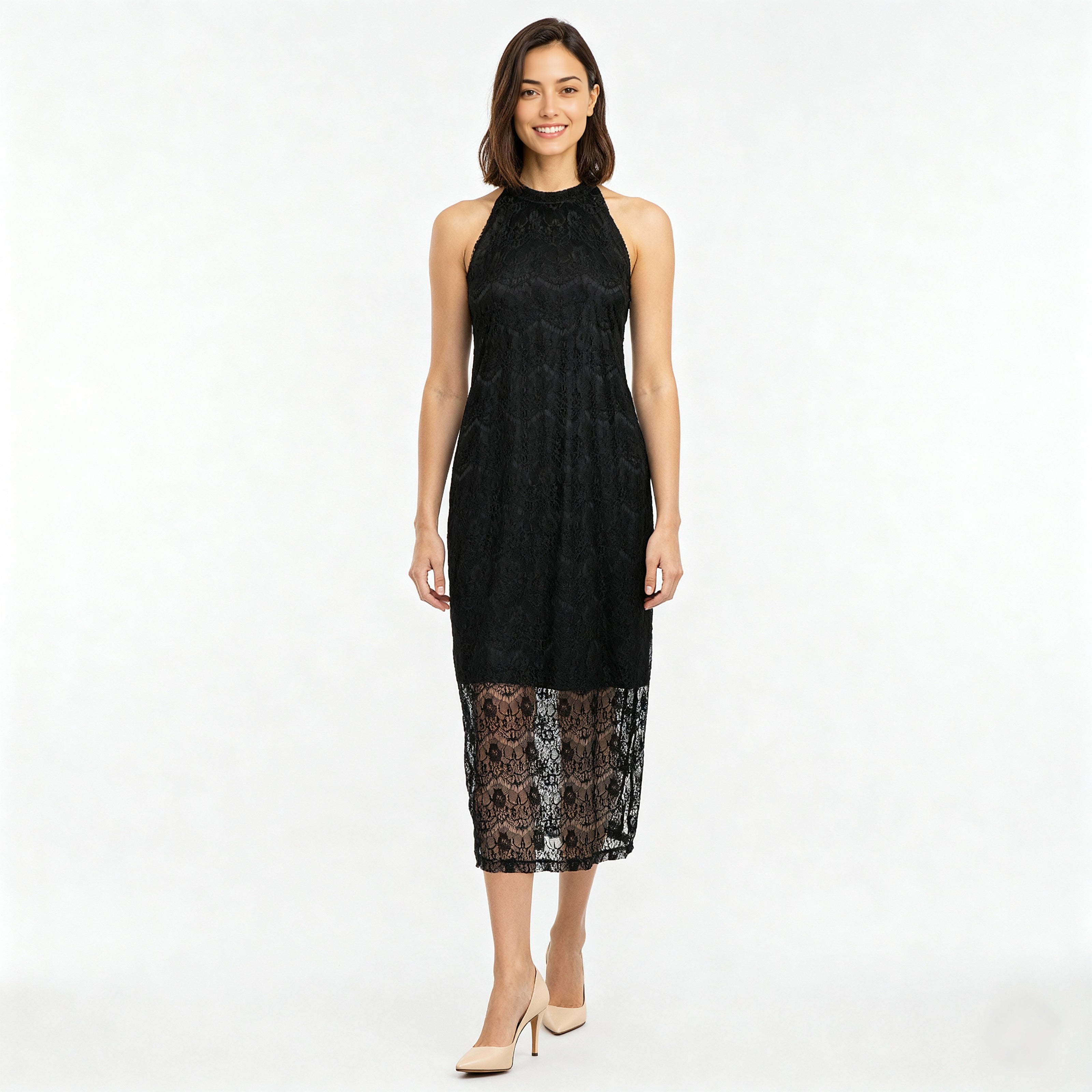 Halter Neck Betty Maxi Dress