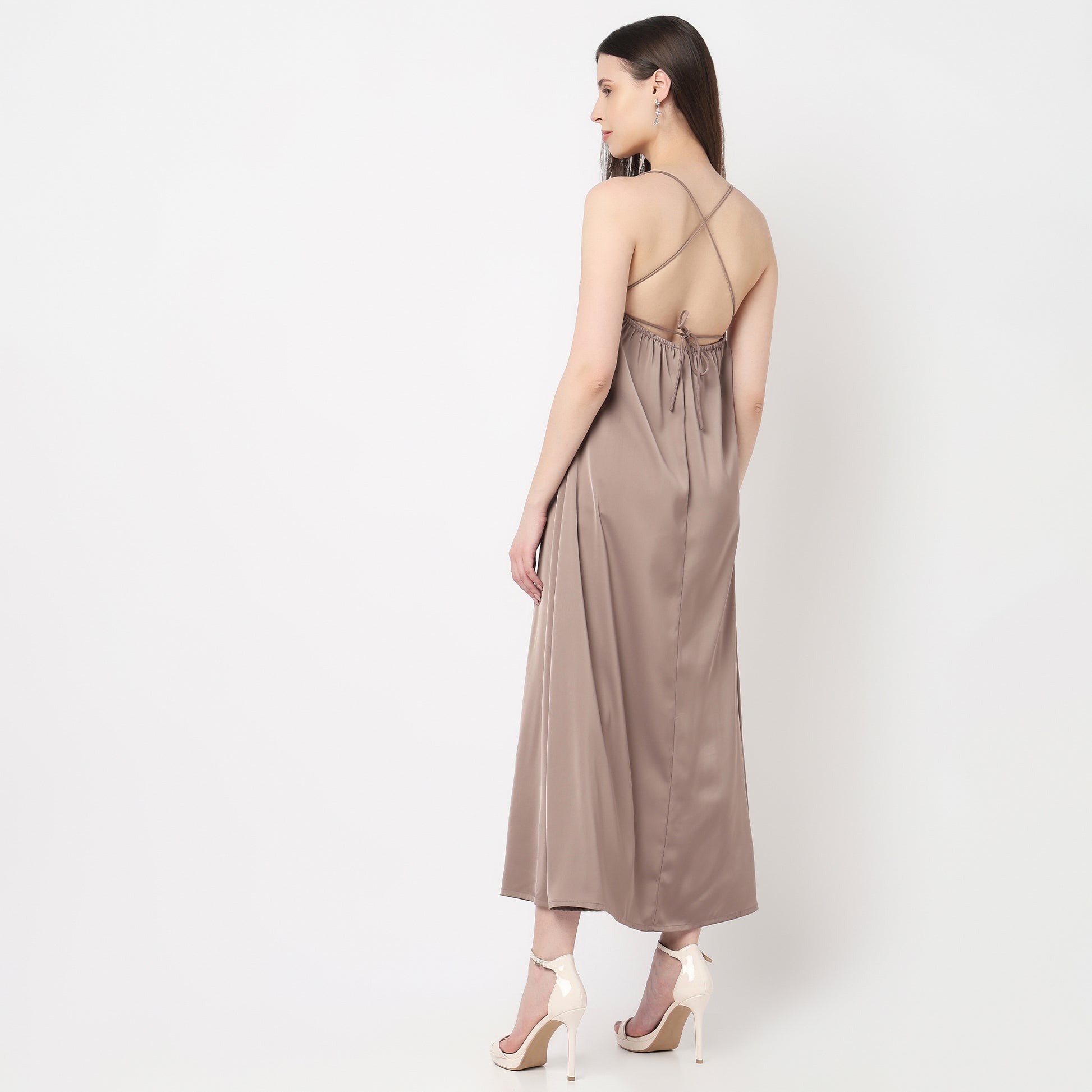 Cowl Neck Maxi Betty Dress