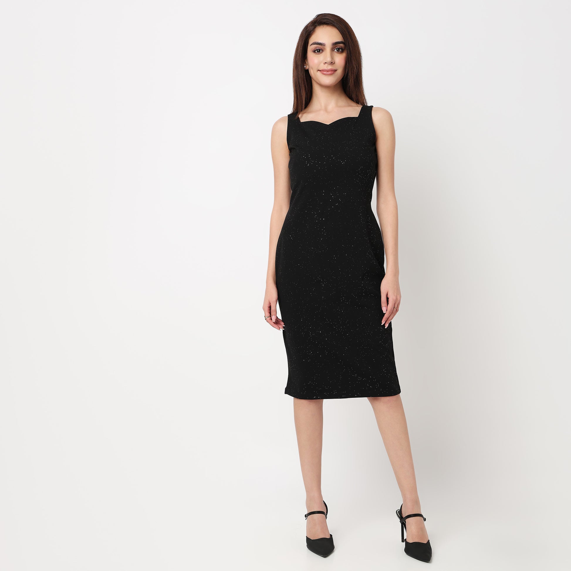 Fitted Betty Dress With Sweetheart Neckline