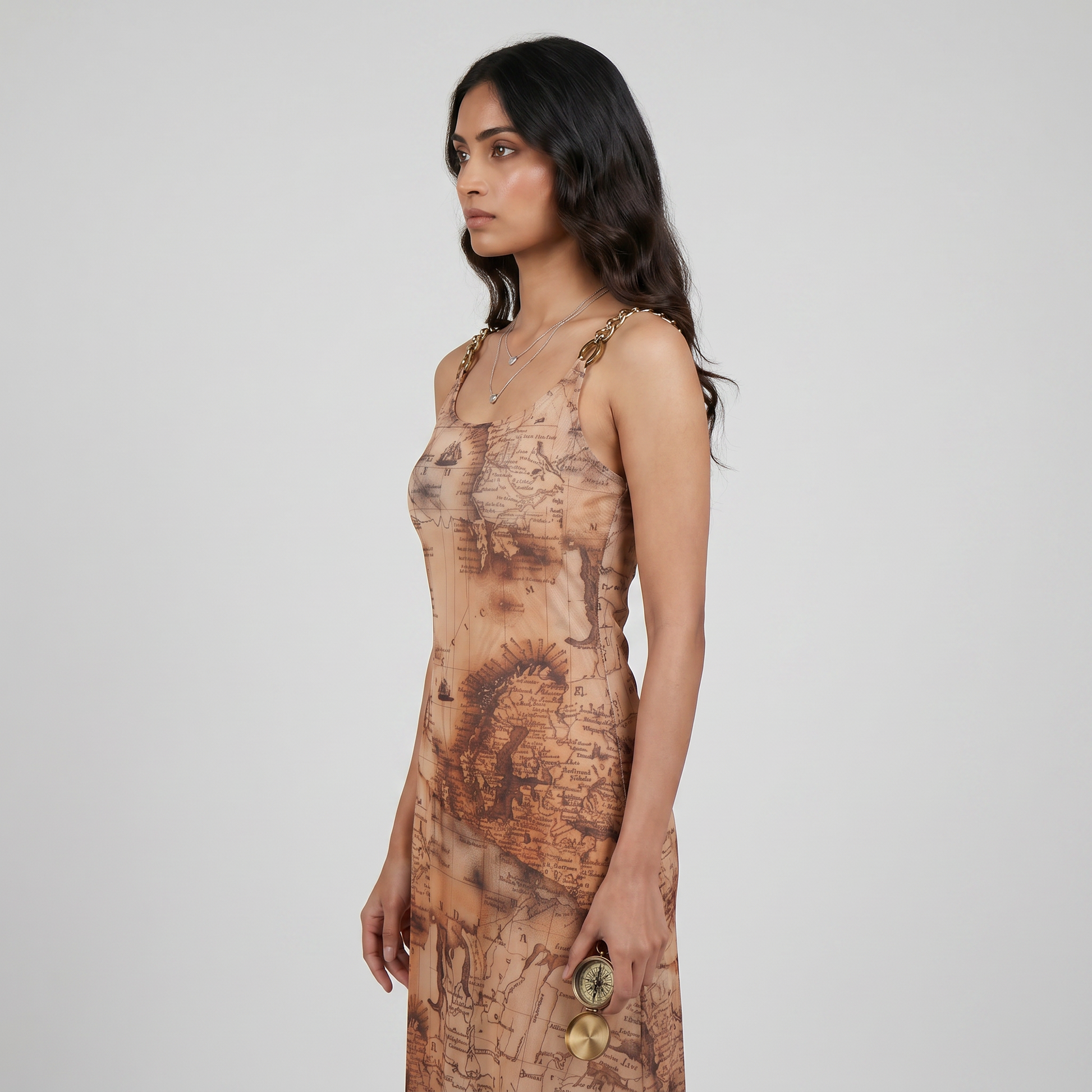 Printed Flared Dress