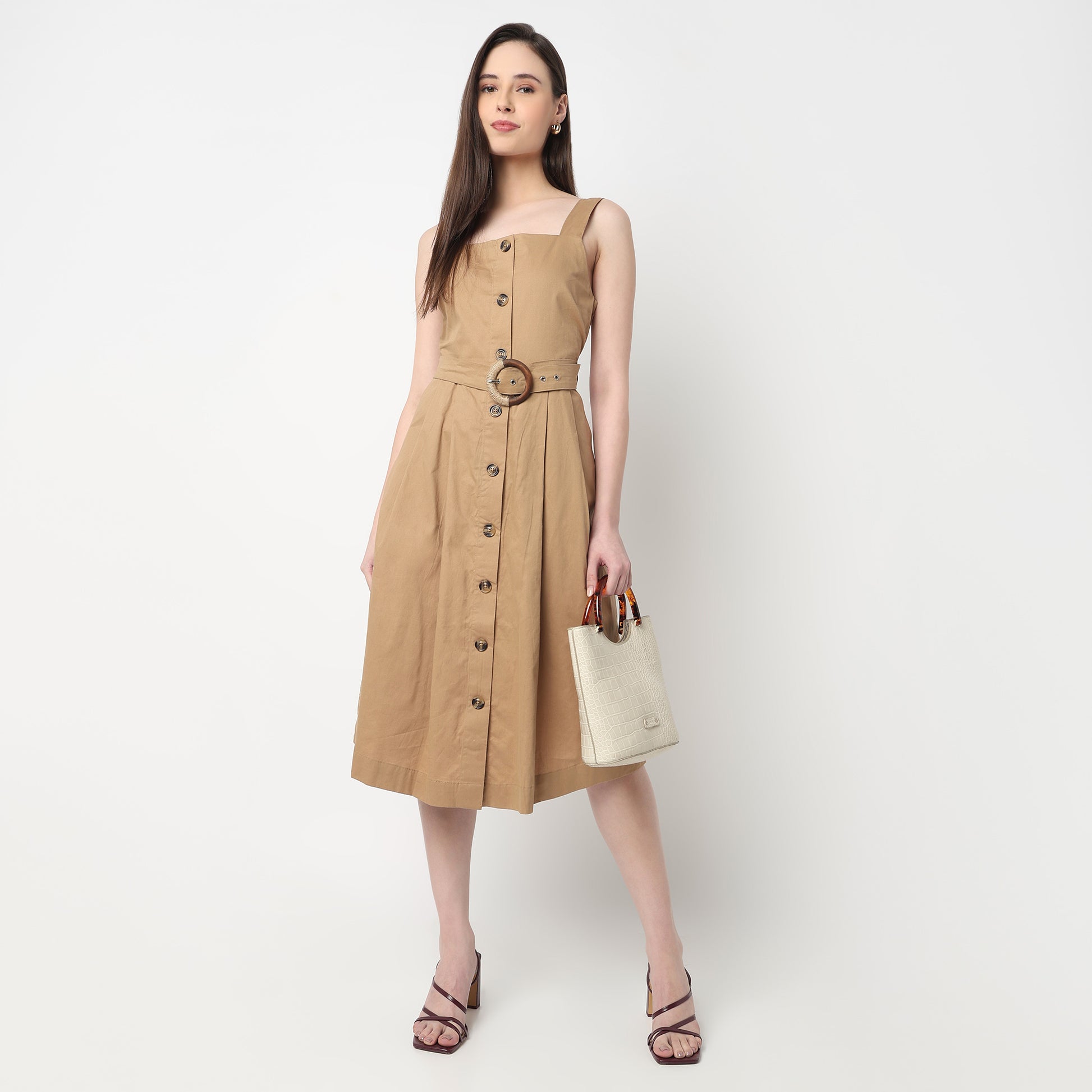 Midi Betty Dress With A Belt