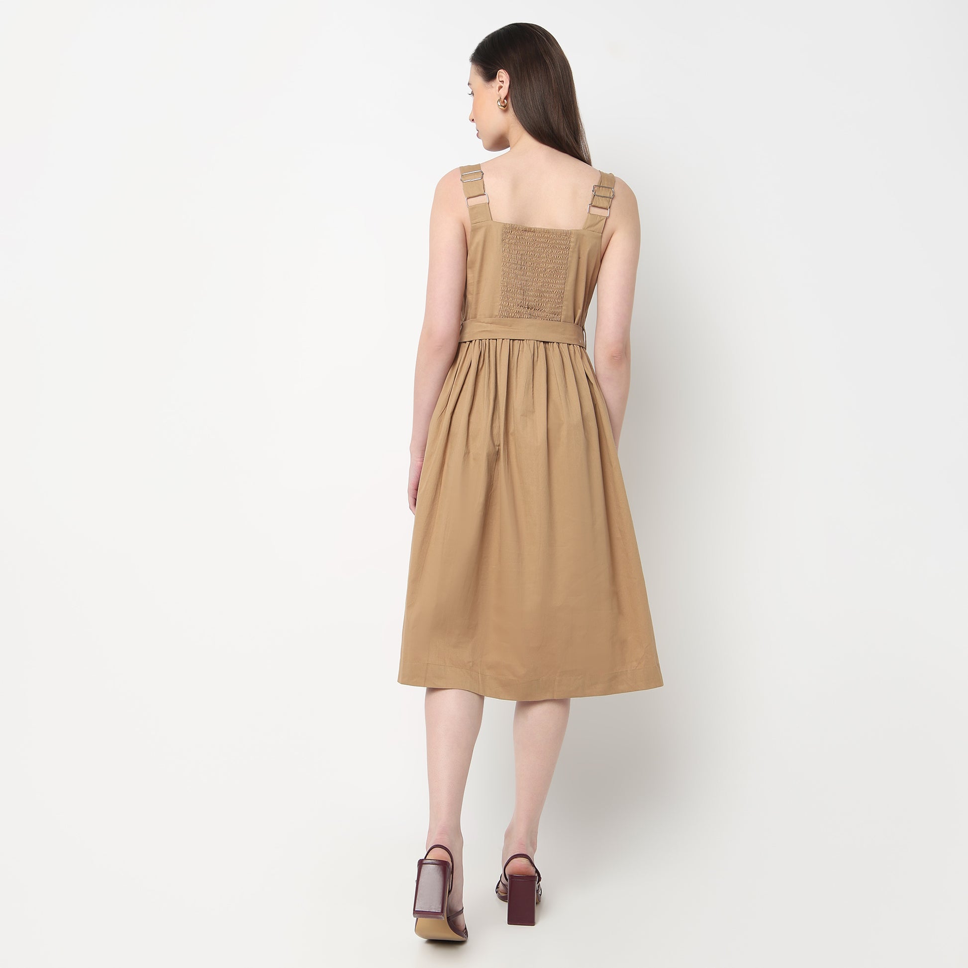 Midi Betty Dress With A Belt