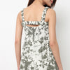 Strapy Midi Dress With Abstract Print