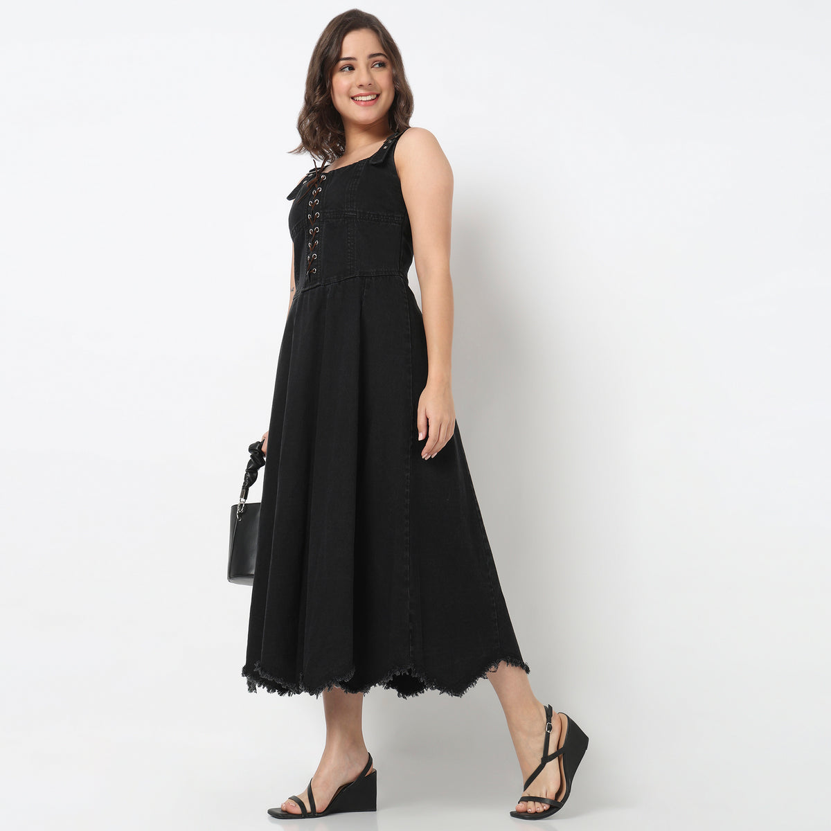 Cotton Flared Dress