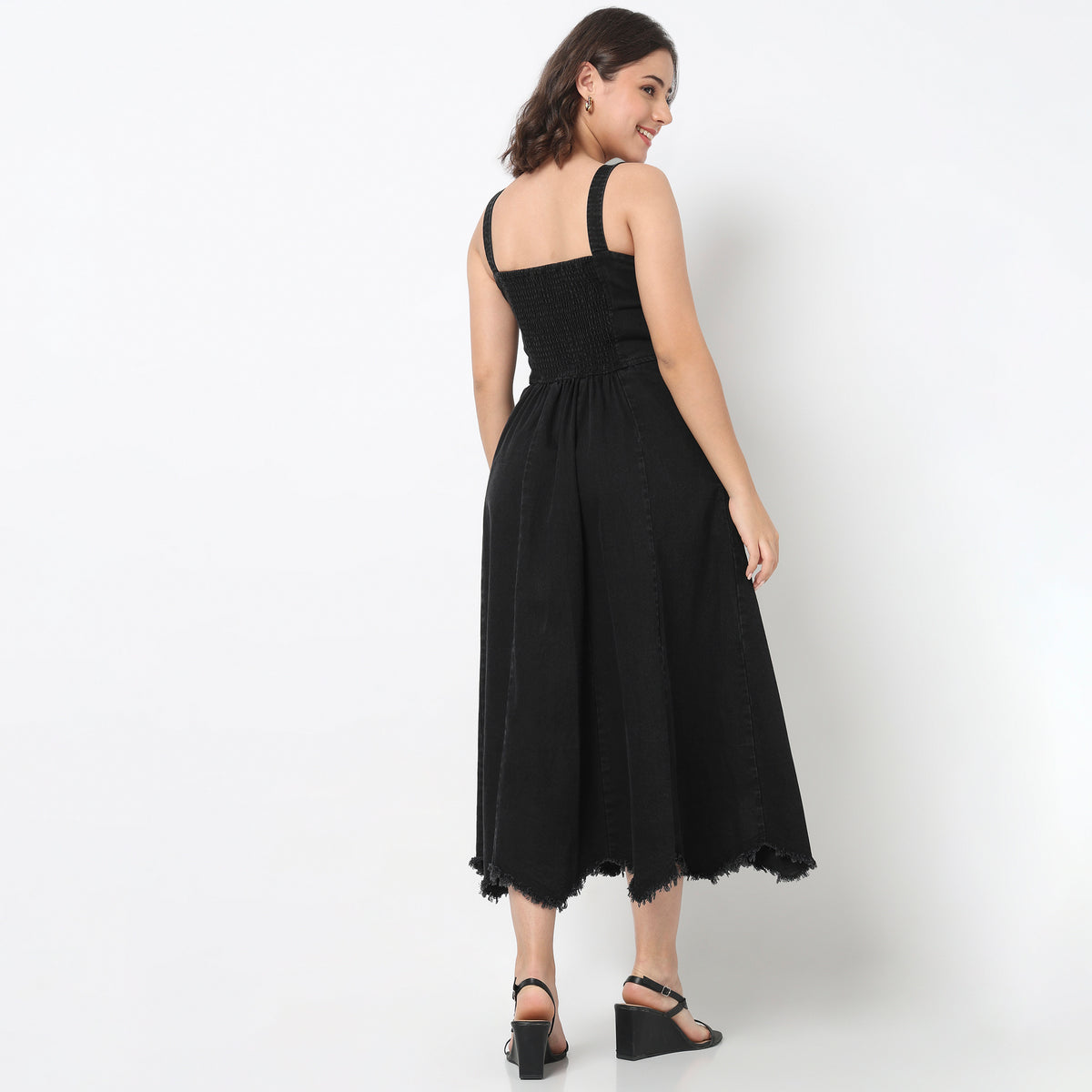 Cotton Flared Dress