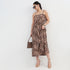 Animal Print Flared Dress