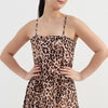 Animal Print Flared Dress