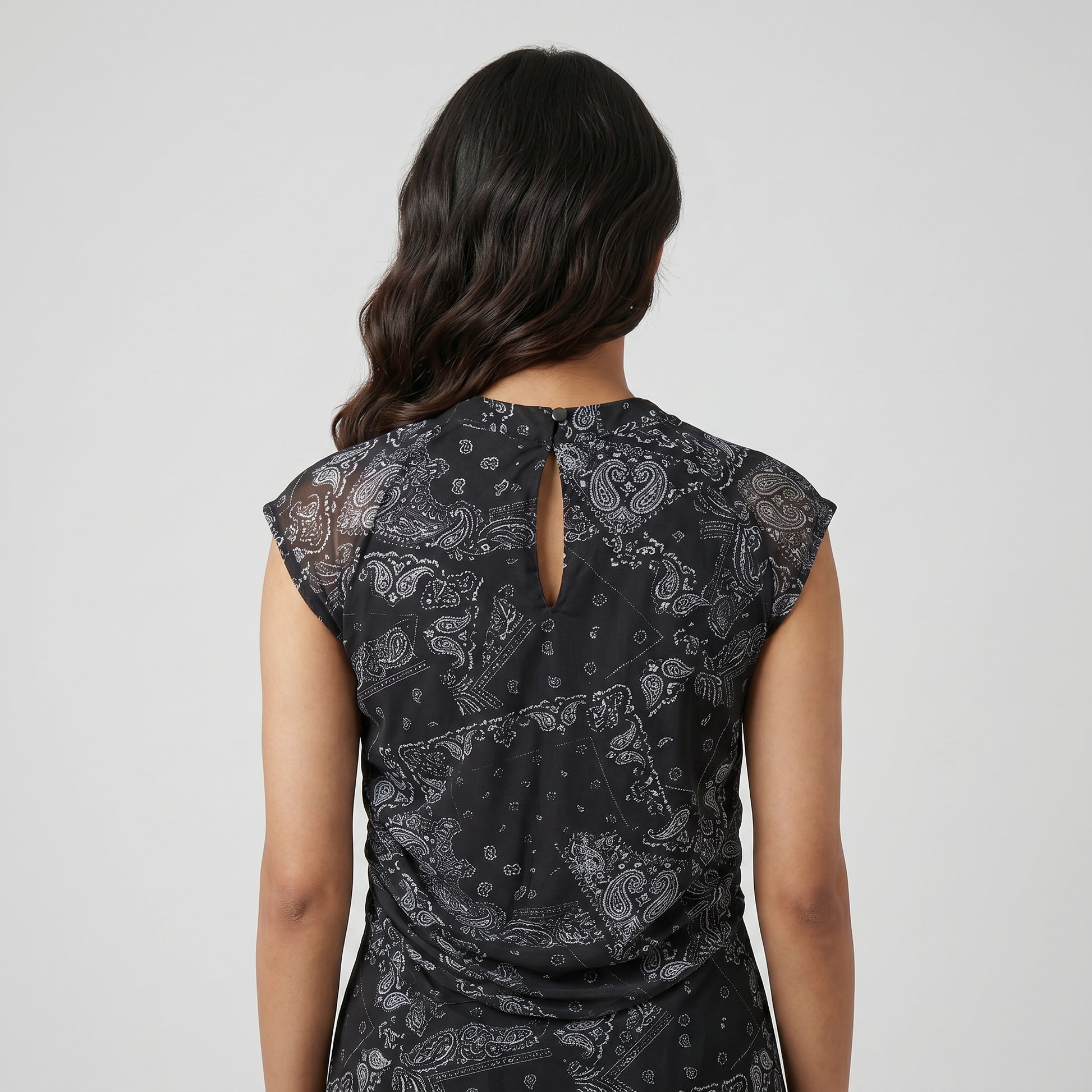 Printed Flared Dress
