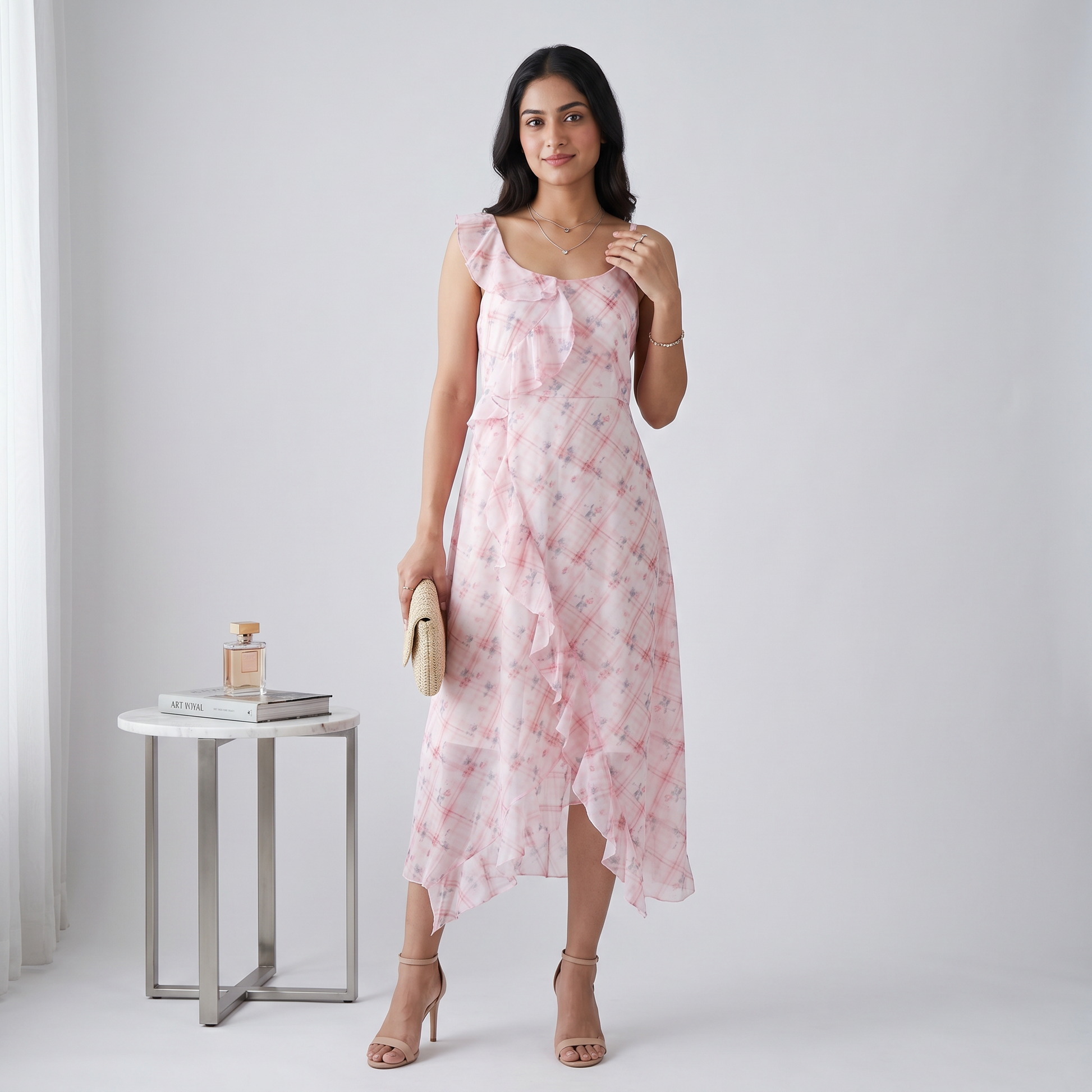 Printed Flared Dress