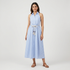 Striped Flared Dress