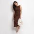 Boat Neck Slim Fit Dress