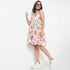 Cotton Printed Flared Dress