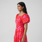 Cotton Printed Flared Dress