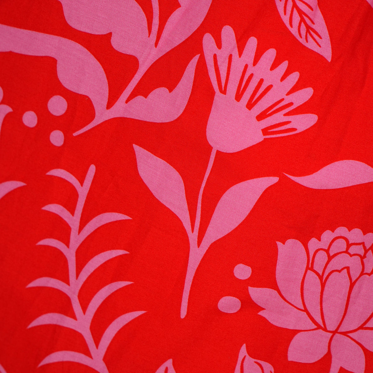 Cotton Printed Flared Dress