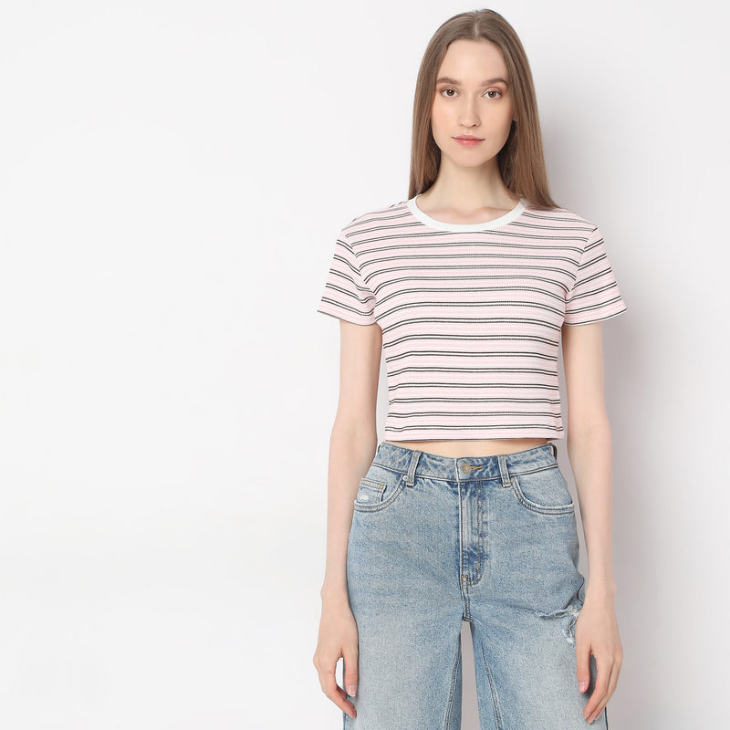 Slim Fit Striped T-Shirt