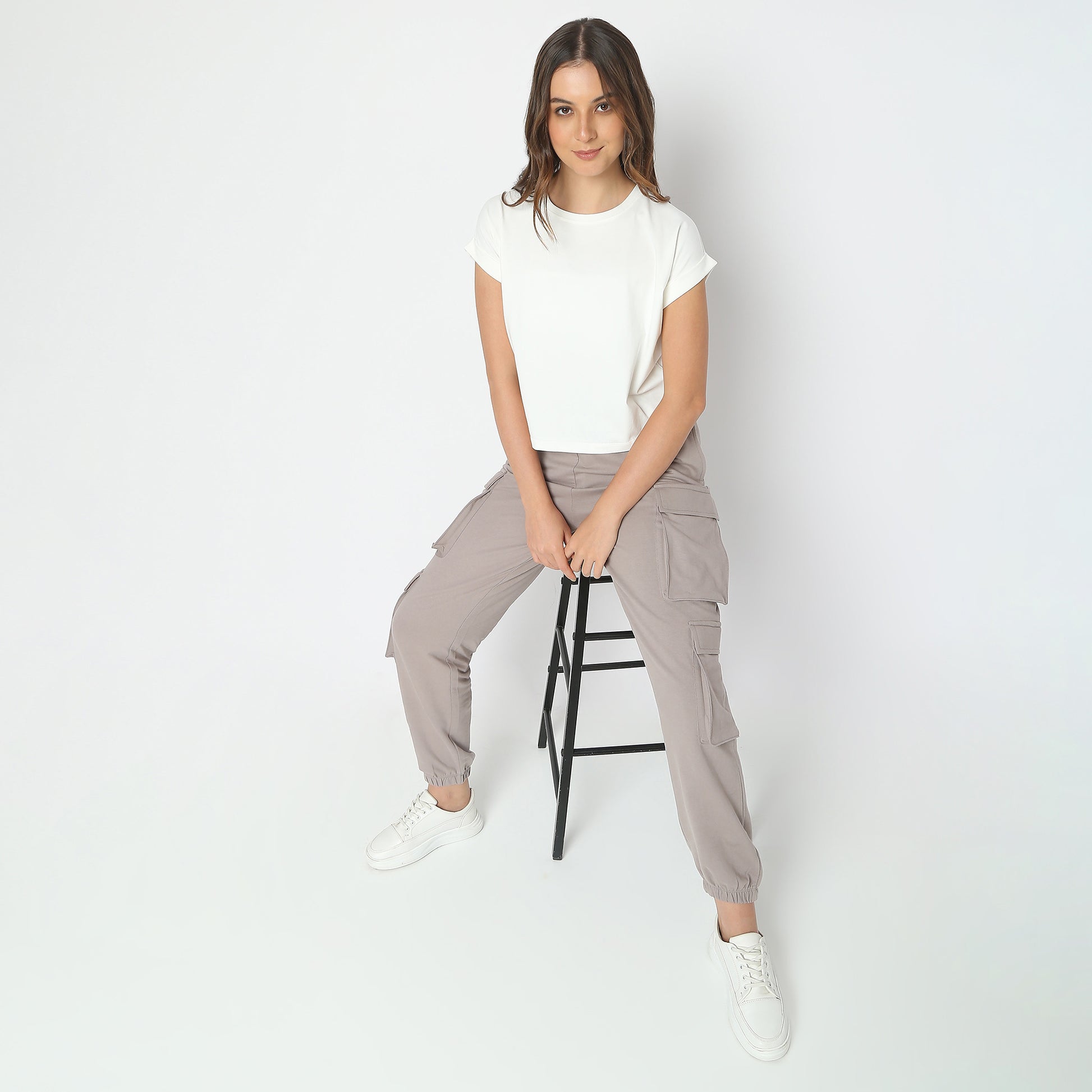 Regular Fit Solid T-Shirt