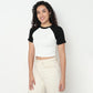 Buy Women Fitted Solid Short Sleeve T-Shirt  - Style Union