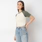 Buy Women Fitted Solid Short Sleeve T-Shirt  - Style Union