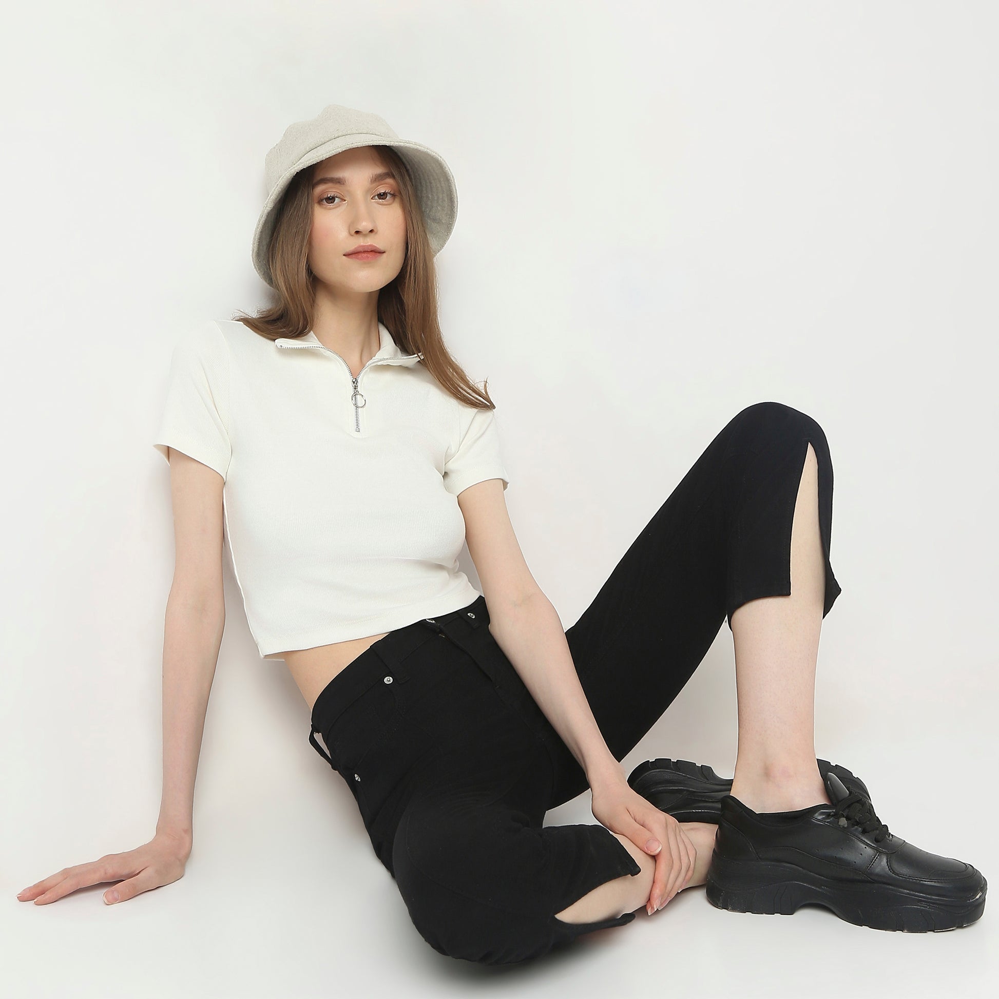 Regular Fit Solid T-Shirt