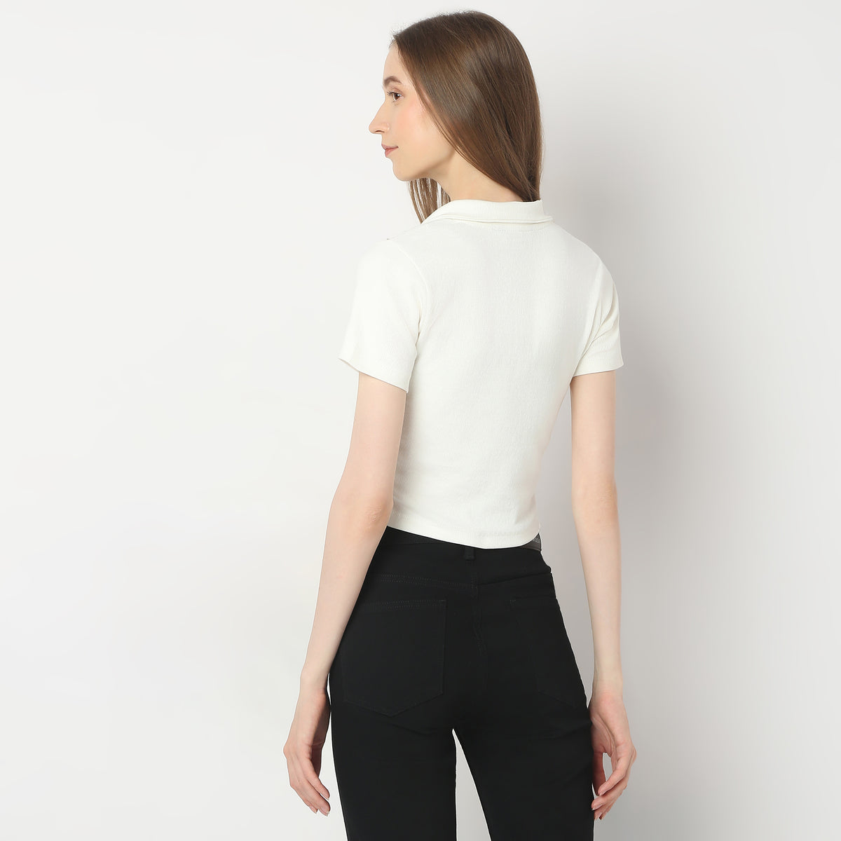 Regular Fit Solid T-Shirt