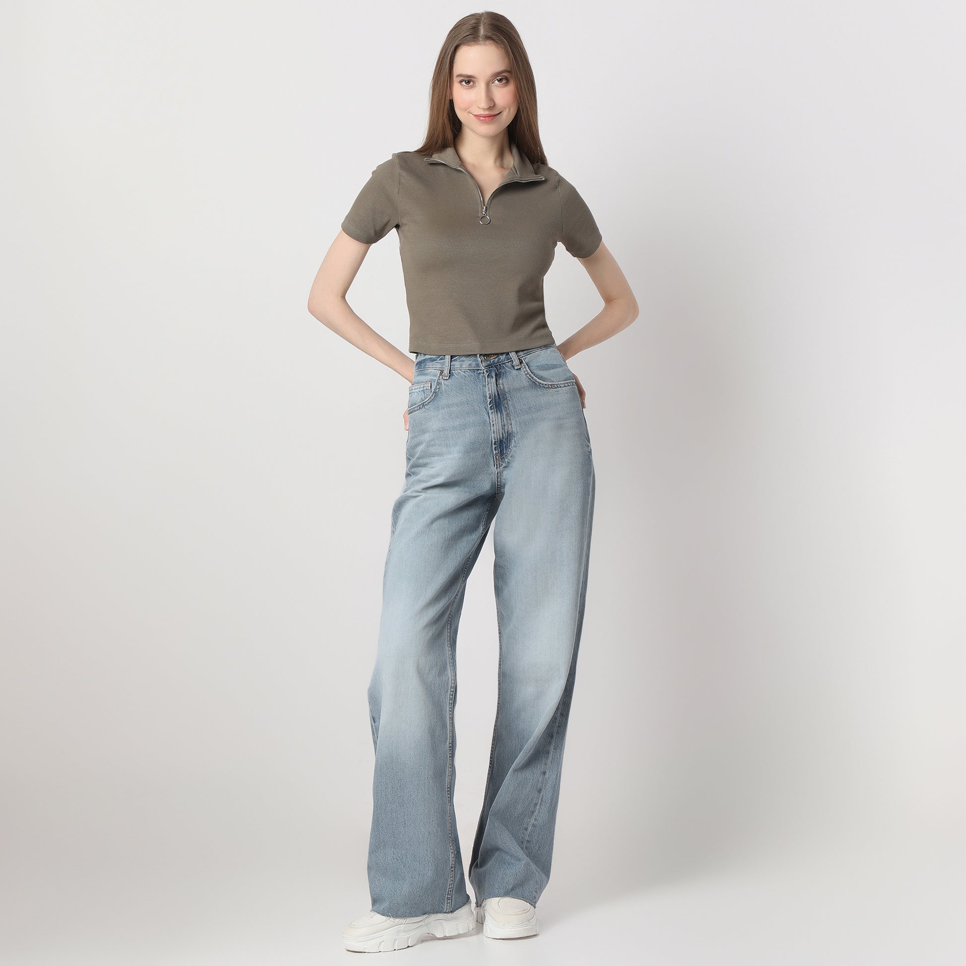 Regular Fit Solid T-Shirt