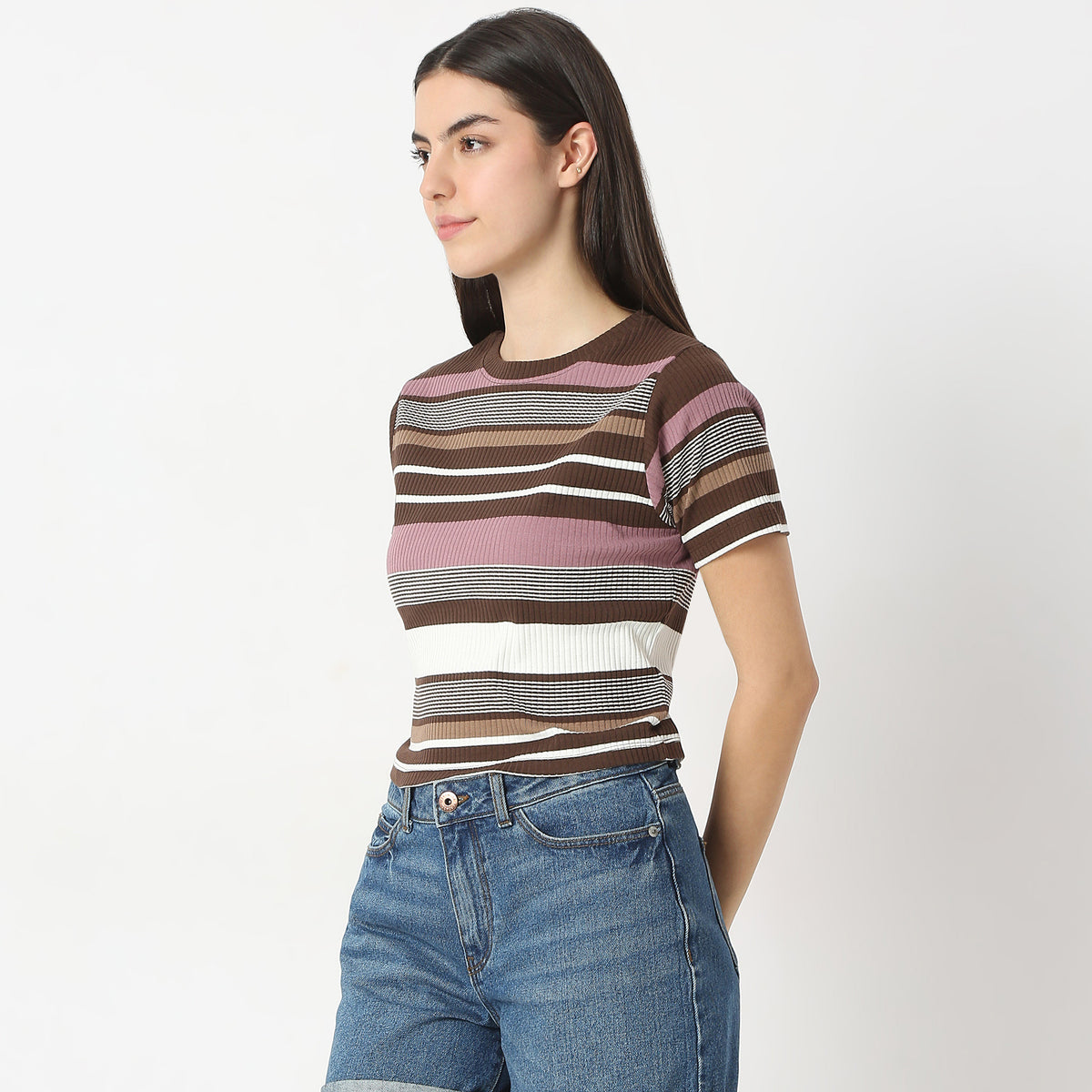 Slim Fit Striped T-Shirt